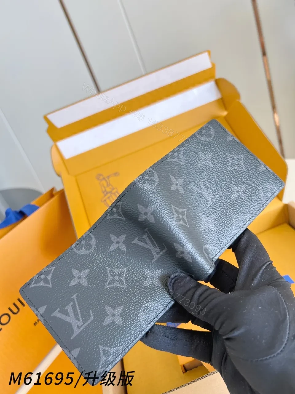 View 2 of Monogram Coated-Canvas Wallet: Luxe Everyday Style