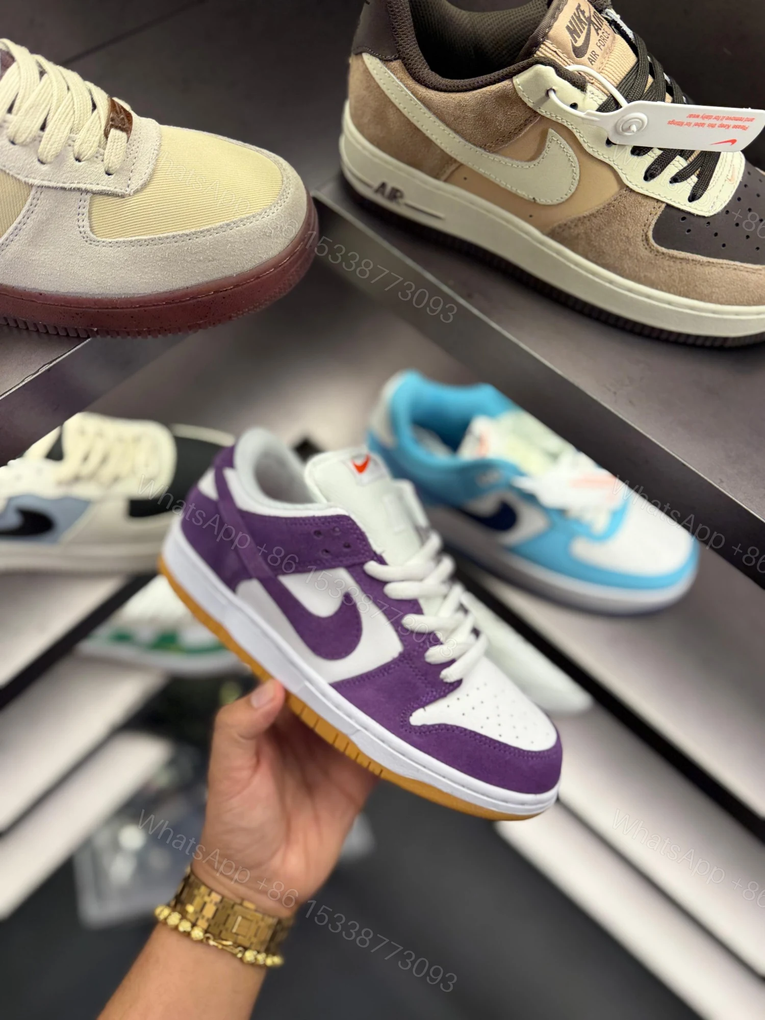 View 5 of Nike Dunk Low Court Purple First Copy Shoes | COD India
