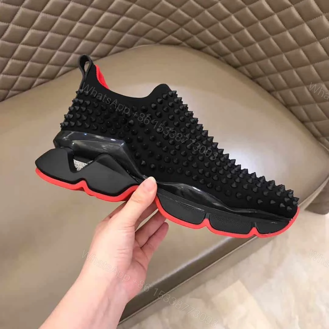 View 2 of CHRISTIAN LOUBOUTIN SPIKE SOCK SNEAKER – CL52
