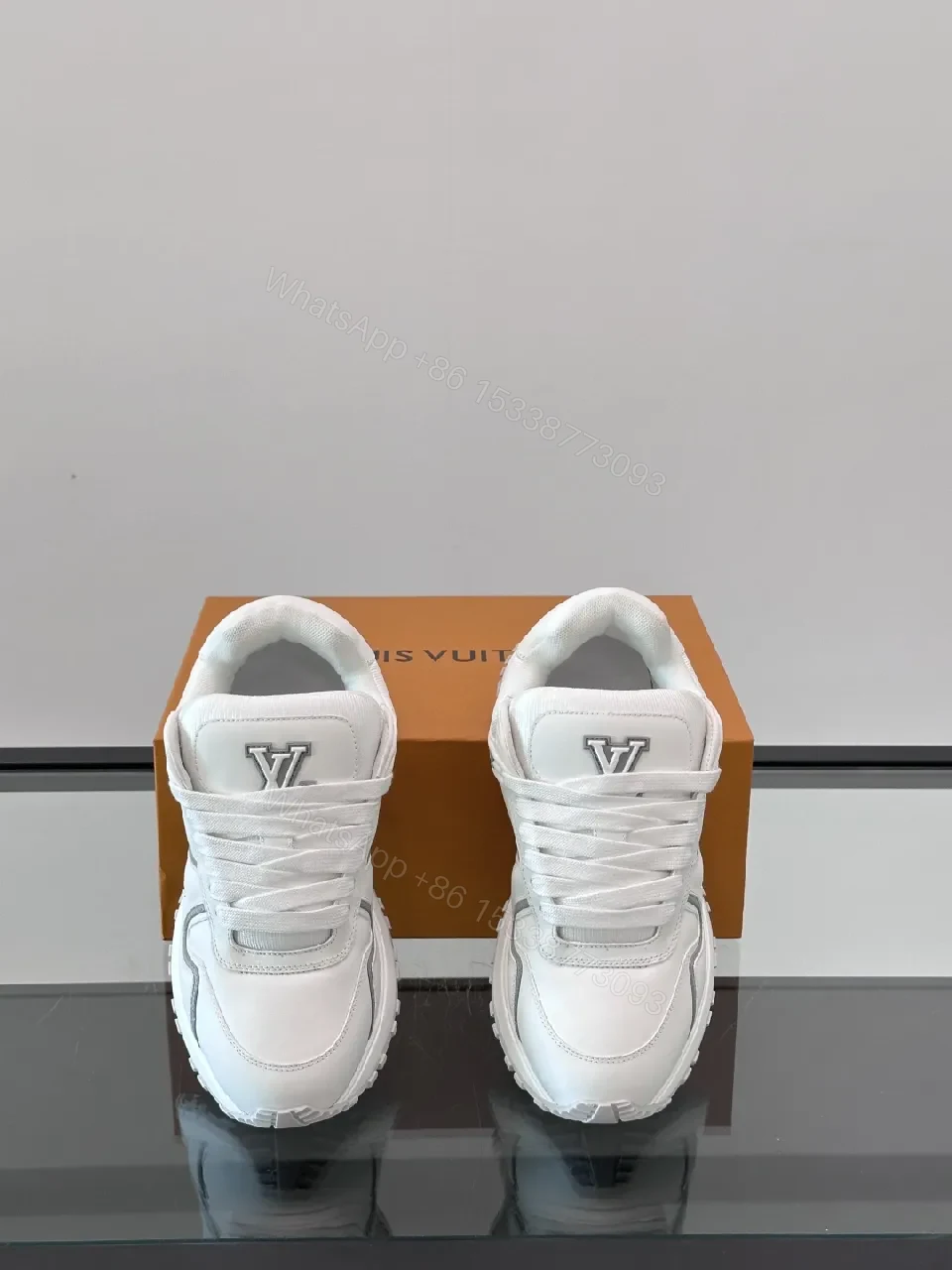 View 9 of White Leather Luxe Sneaker | Premium Comfort, Subtle Logo, All-Day Wear
