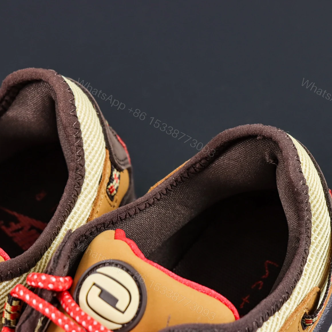 View 4 of Nike Air Max 1 Travis Scott Cactus Jack Baroque Brown Reps