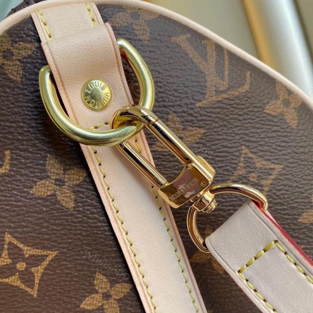View 6 of Louis Vuitton Speedy Bandoulière 35 Monogram Canvas Brown 35Cm M41111