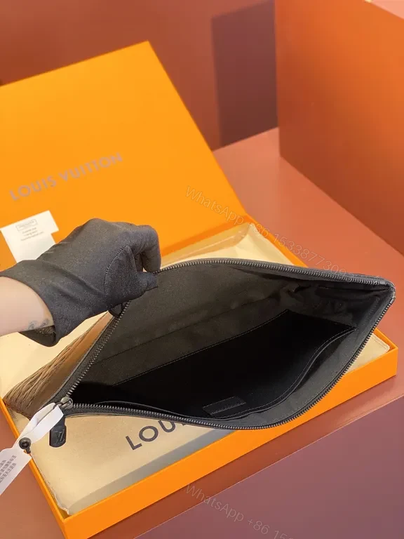 View 2 of Louis Vuitton Monogram Compact Clutch: Everyday Luxury Bag