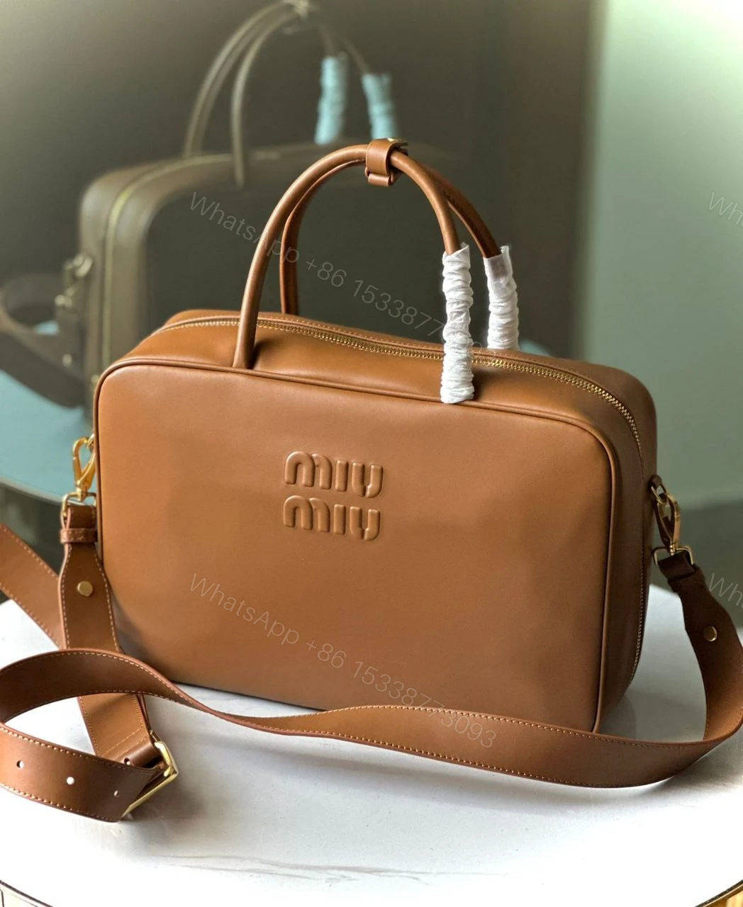 View 2 of Miu Miu “Beau” shoulder bag