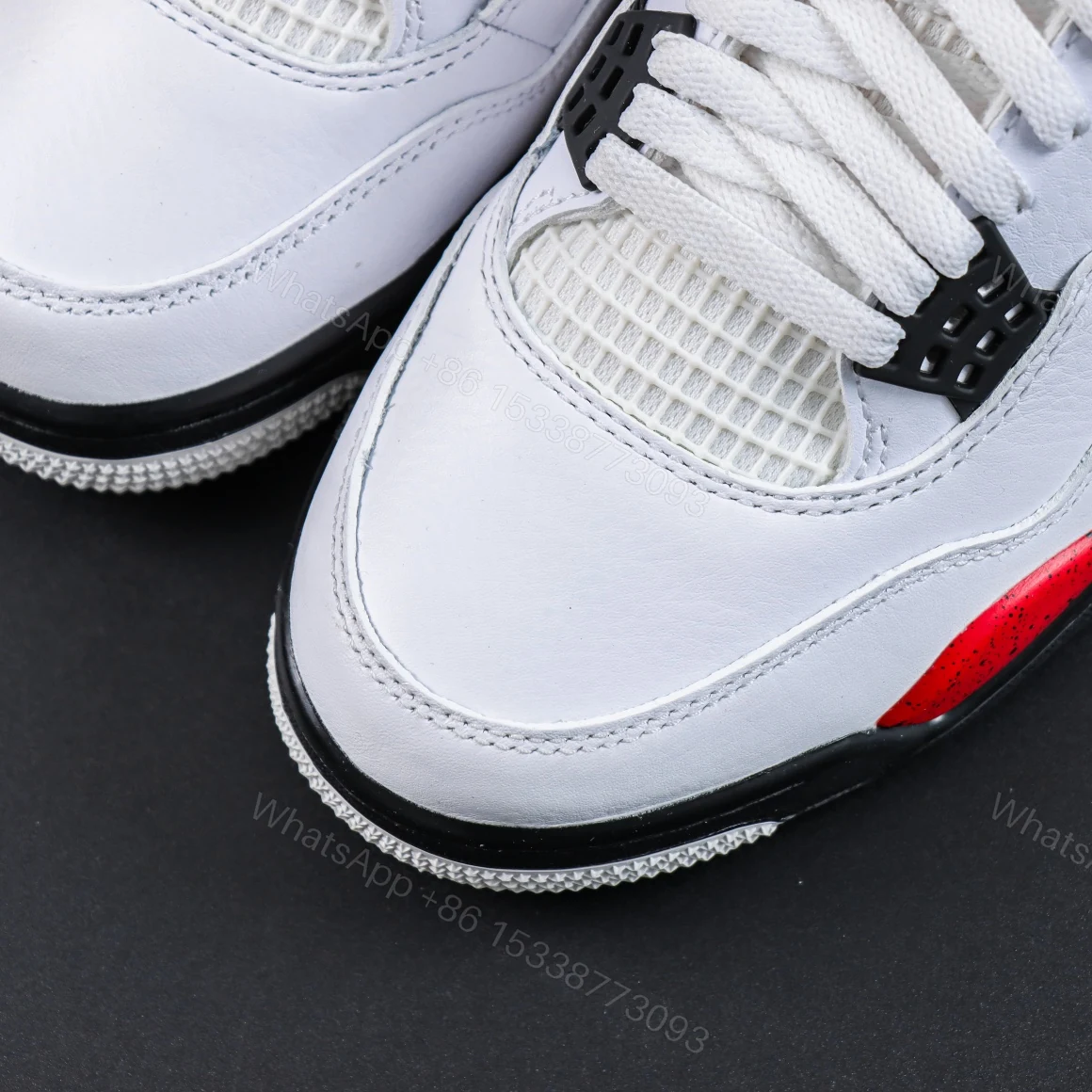 View 5 of Air Jordan 4 Retro Red Cement Reps