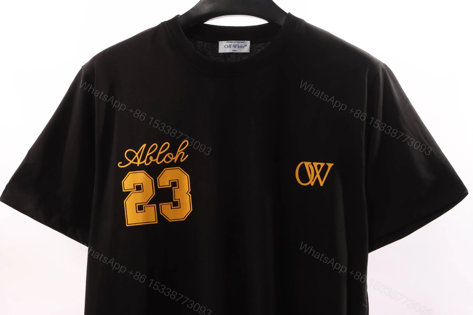 View 2 of Off-White 23 Digit Logo Black T-Shirt