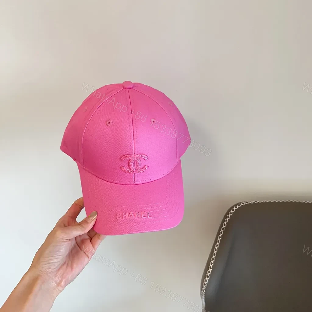 Vivid Pink Cap: Premium Cotton-Blend, Embossed Logo, Luxe Everyday Style — view 1