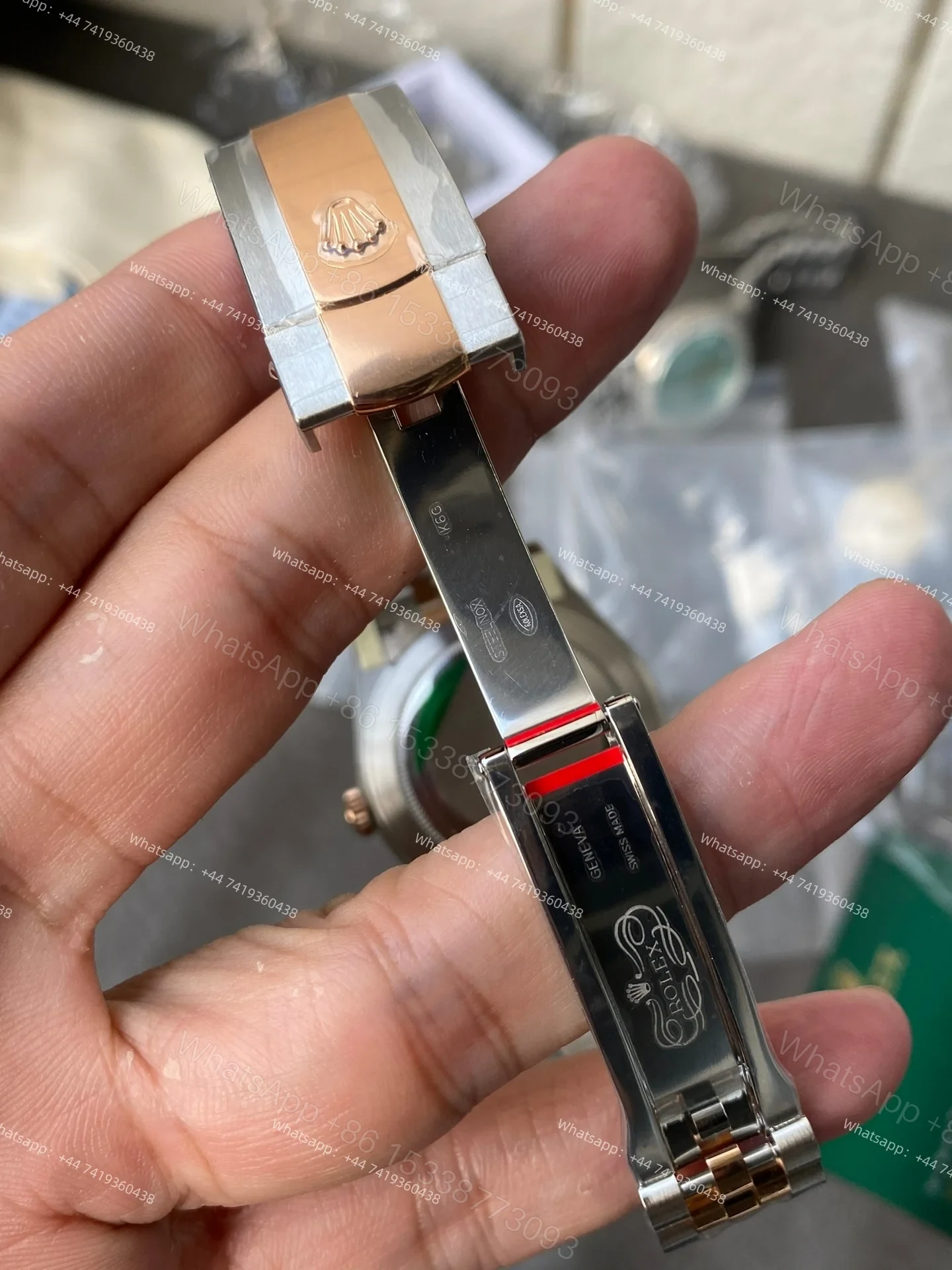View 9 of Rolex Datejust M126331-0010 1:1 Replica Eternal Rose Gold Jubilee 41MM 3235 Movement Super Clone Watch