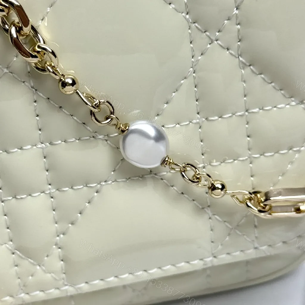 View 4 of Chic Quilted Mini Bag with Gold Chain Shine