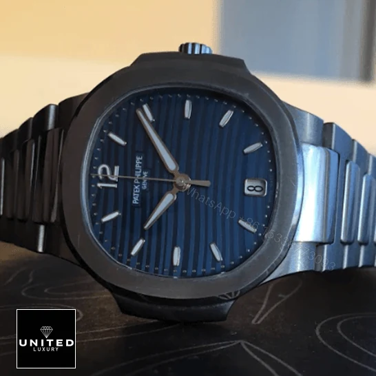 View 9 of Patek Philippe Nautilus Ladies Blue Replica