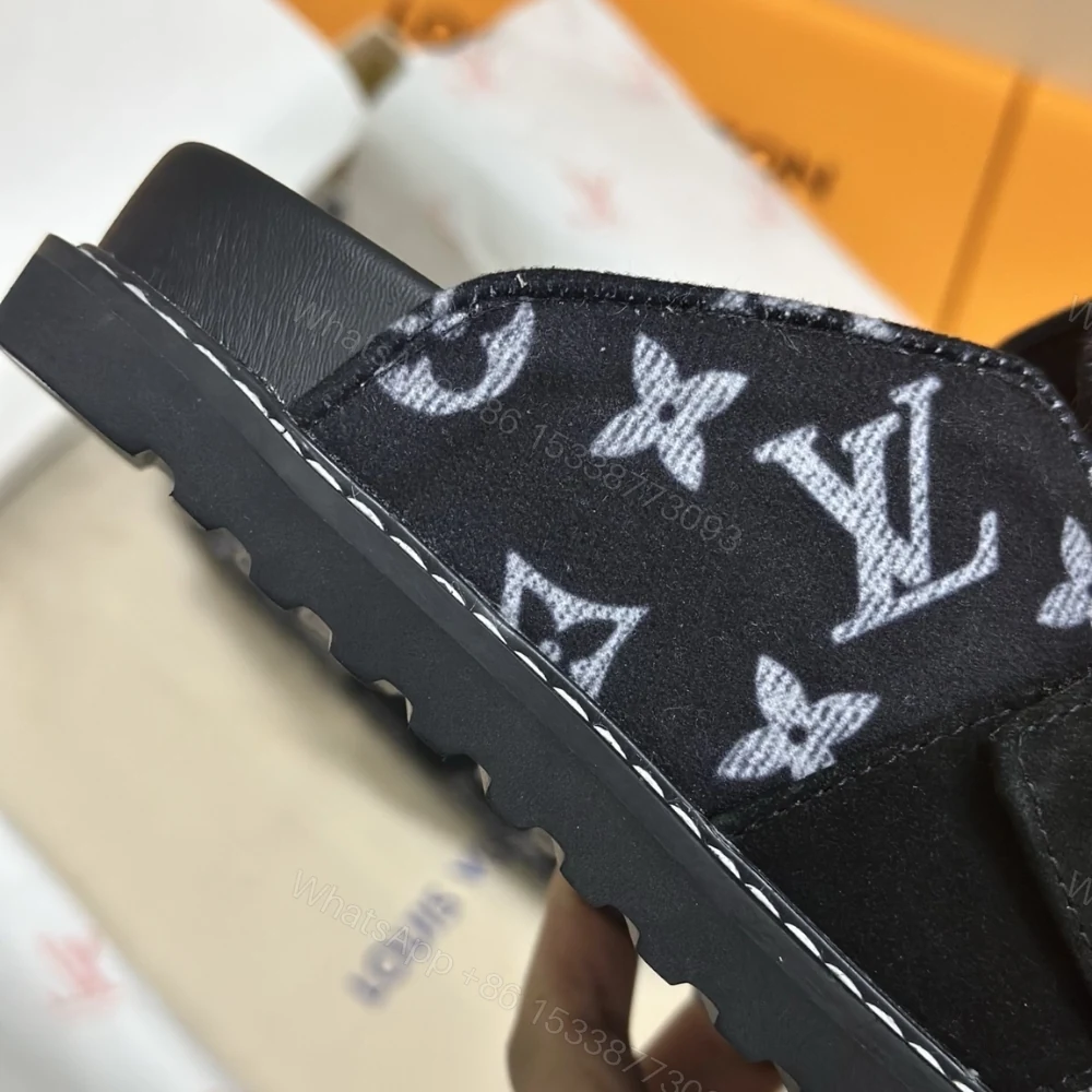 View 8 of Louis Vuitton Lv Cosy Flat Comfort Clog Black 1Aidou