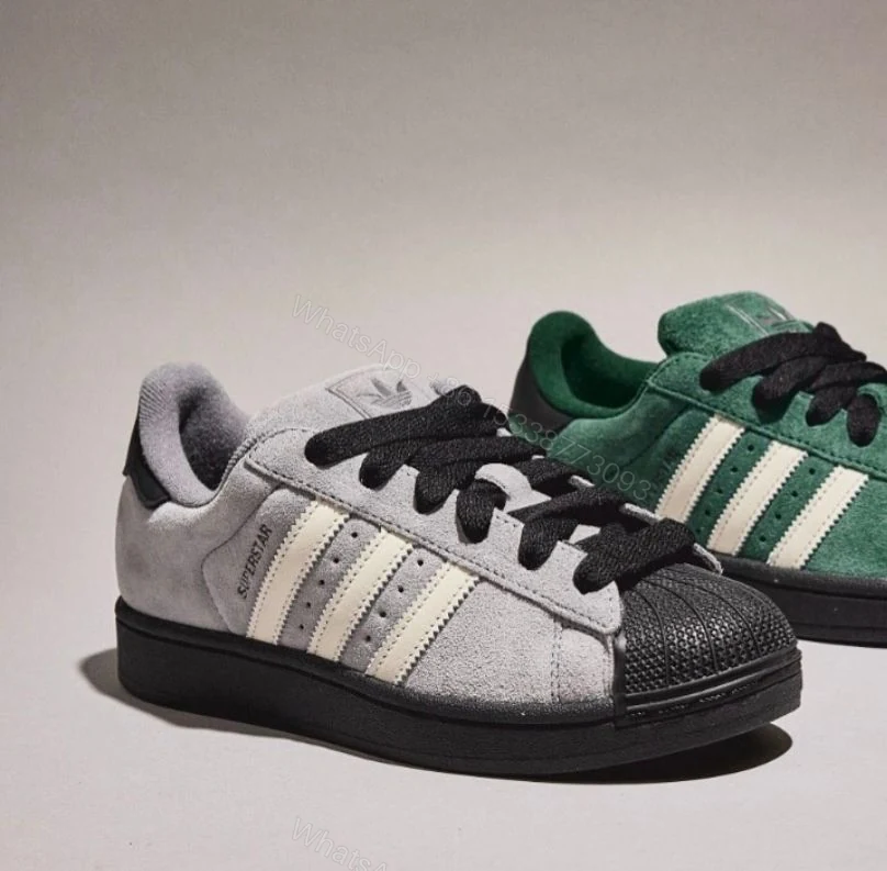 View 2 of Adidas Originals Superstar First Copy Shoes — Grey | COD India