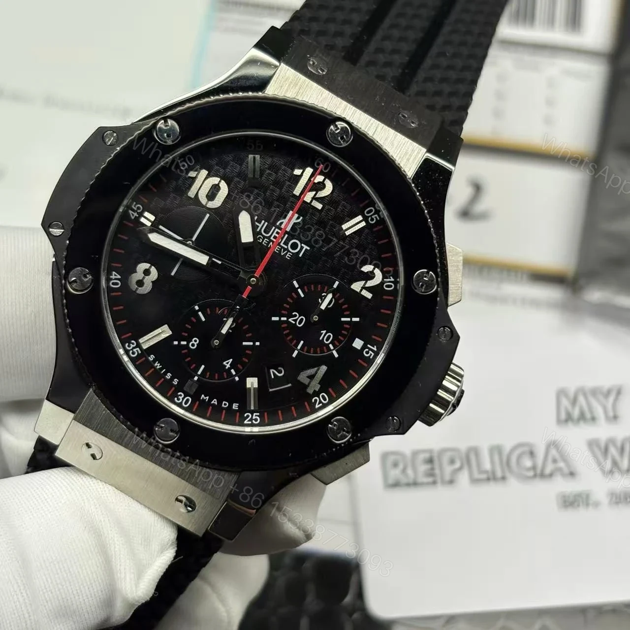 View 4 of Hublot Chronograph Replica