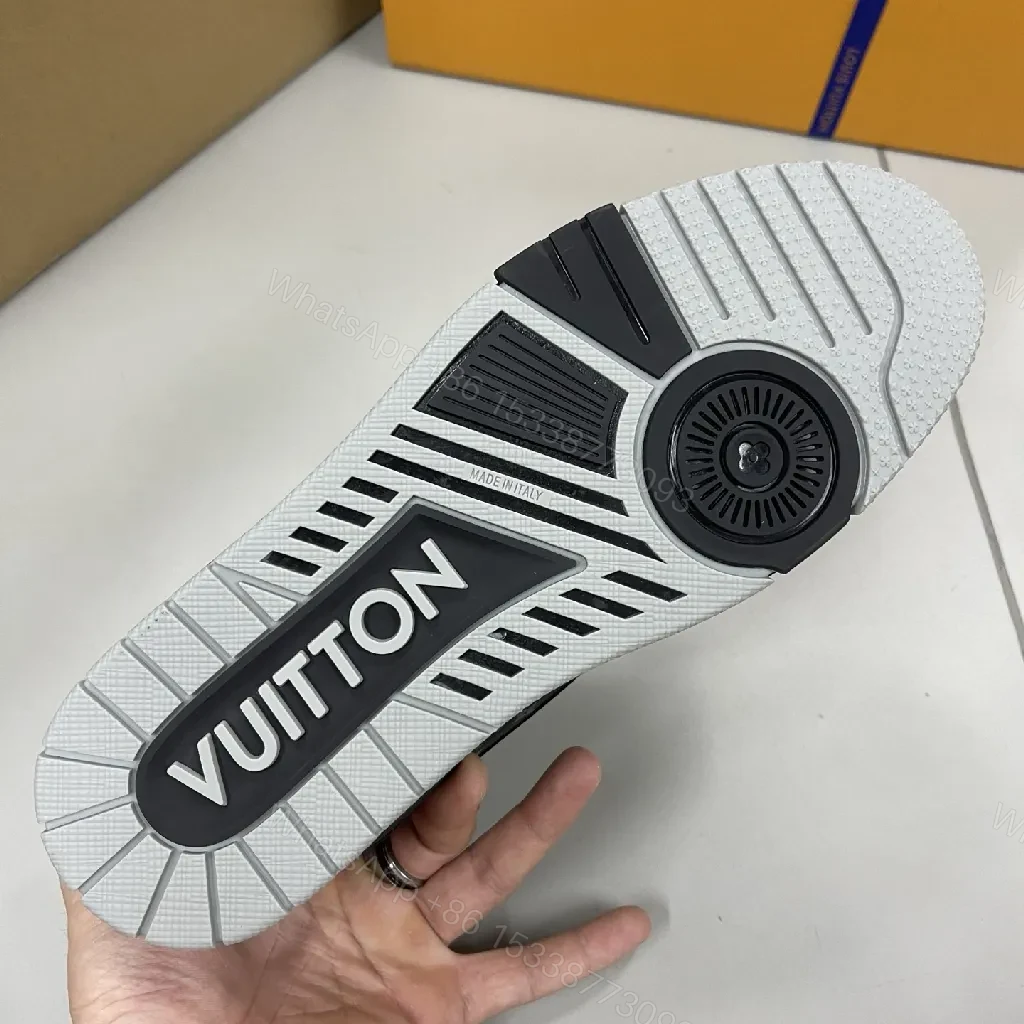 View 9 of Patterned Black Sneakers with Subtle Designer-Inspired Details