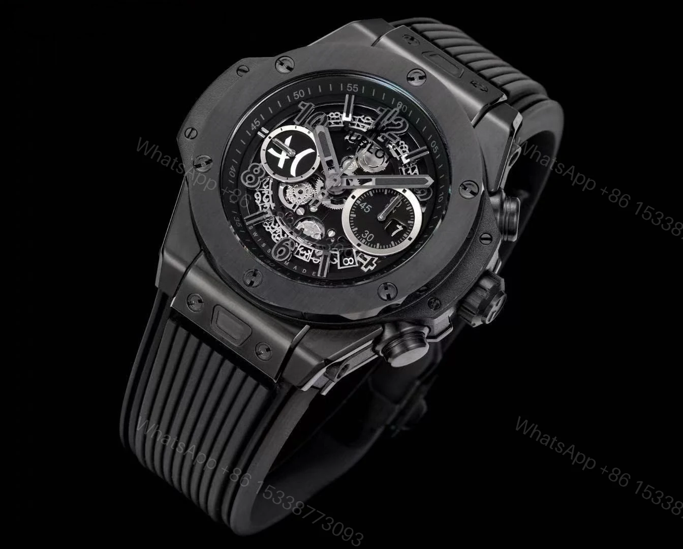 View 4 of All Black Watch Replica