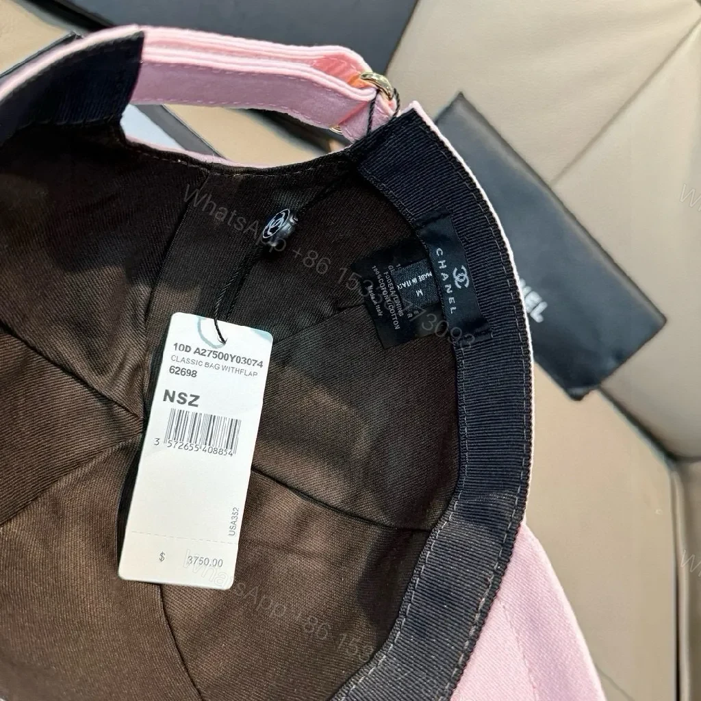 View 2 of Subtle Pink Signature Cap: Luxe Embroidery & Modern Chic