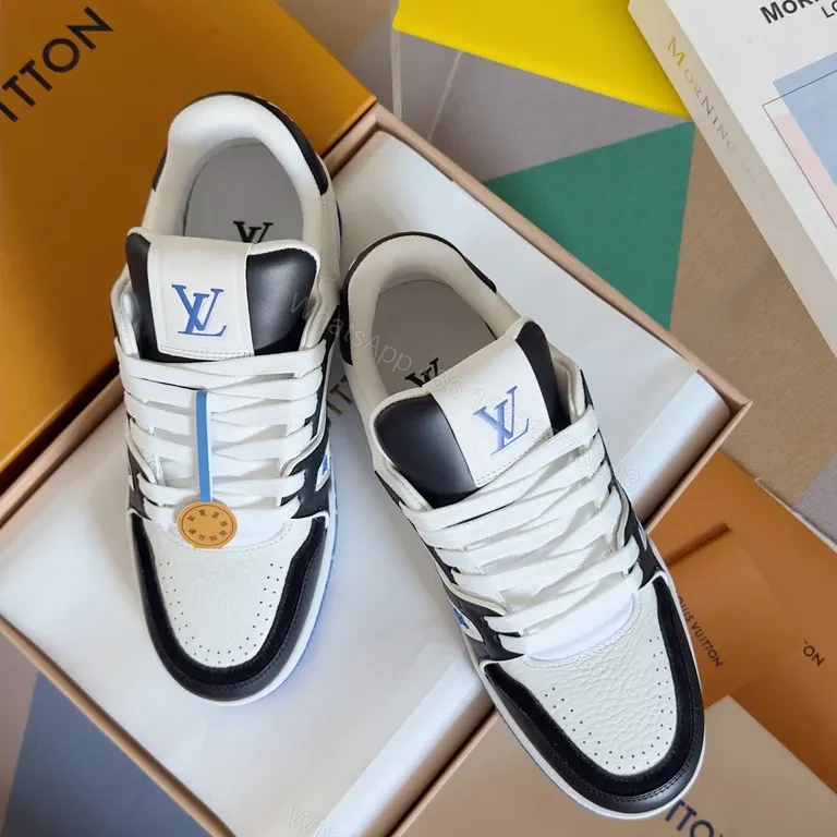 View 2 of Statement-Texture LV High-Tops: Luxury City Sneakers