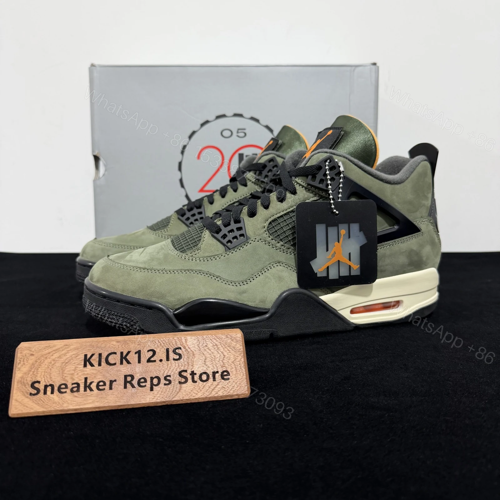 Air Jordan 4 Undefeated 2025 Reps — view 1