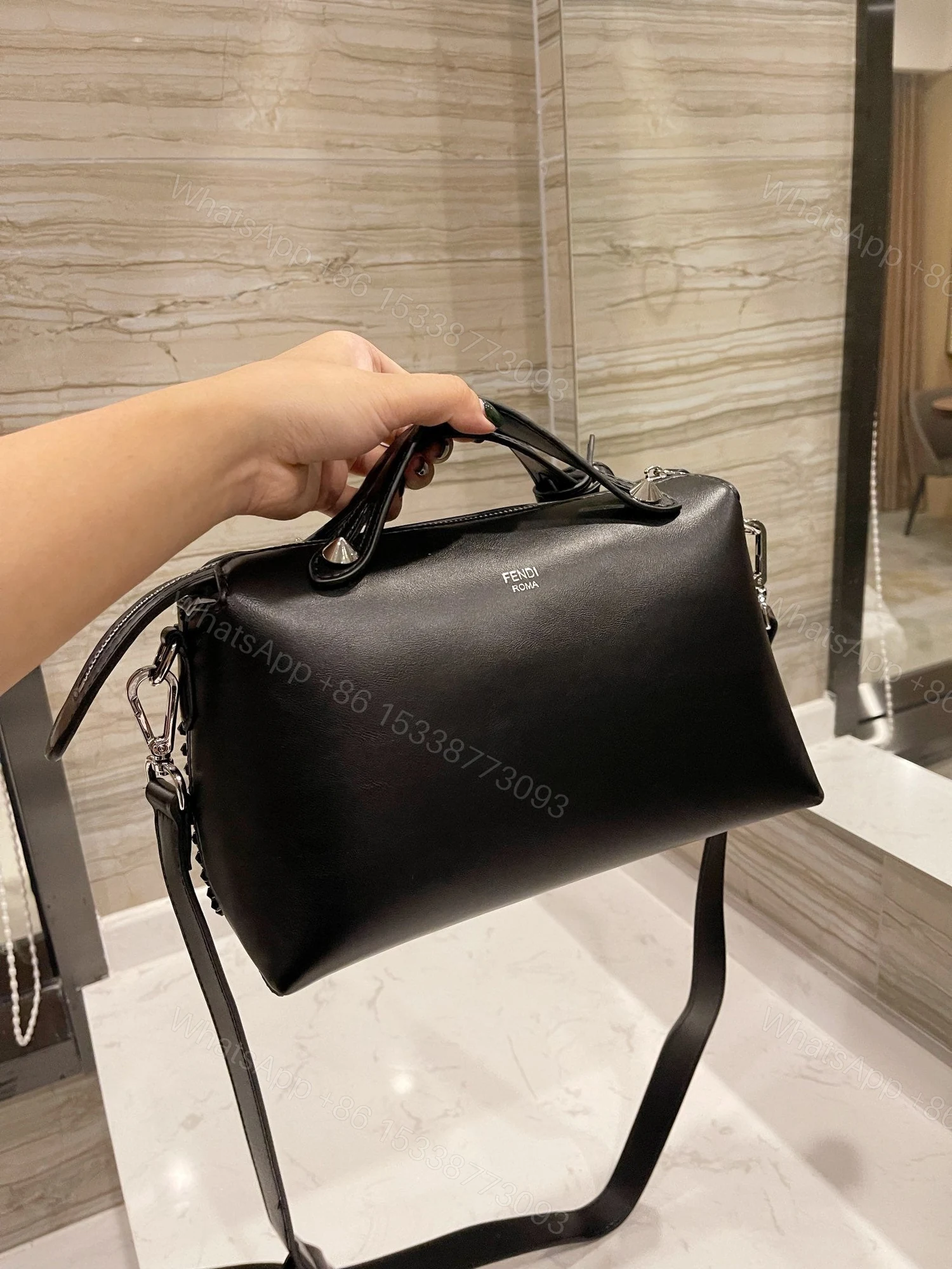 View 8 of Fendi Boston Tote Bag