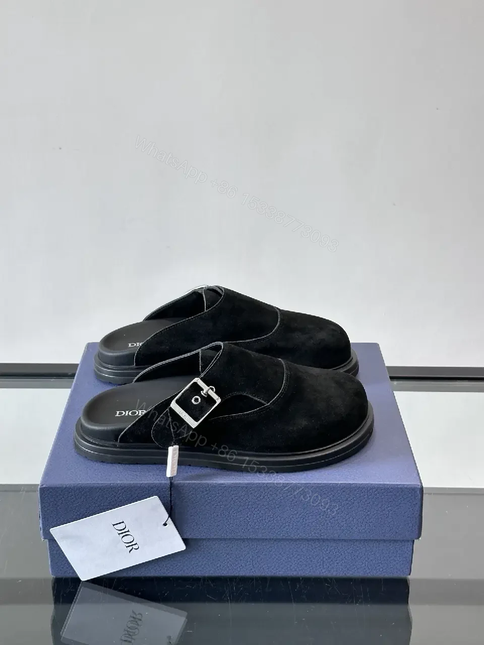 View 5 of Avant-Guard Slip-On Driver Mules: Subtle Texture, Quiet Power