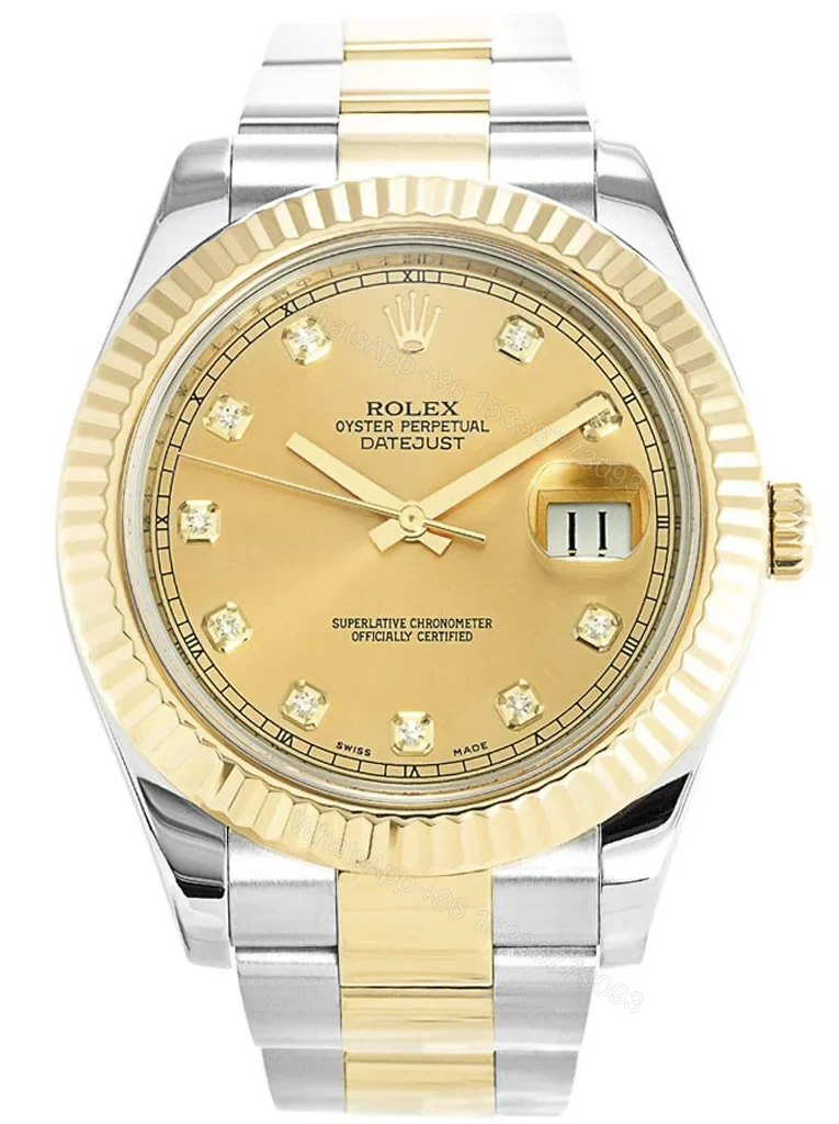 Replica Rolex Datejust II Gold Dial 116333 41 mm — view 1