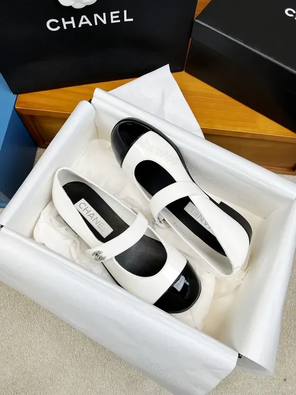 View 4 of Chanel-Inspired Mary-Jane Sneakers: Luxe Comfort
