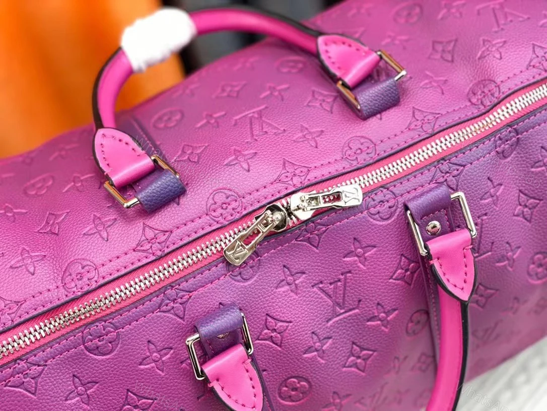 View 3 of LV Virgil Abloh Pink and Blue Monogram