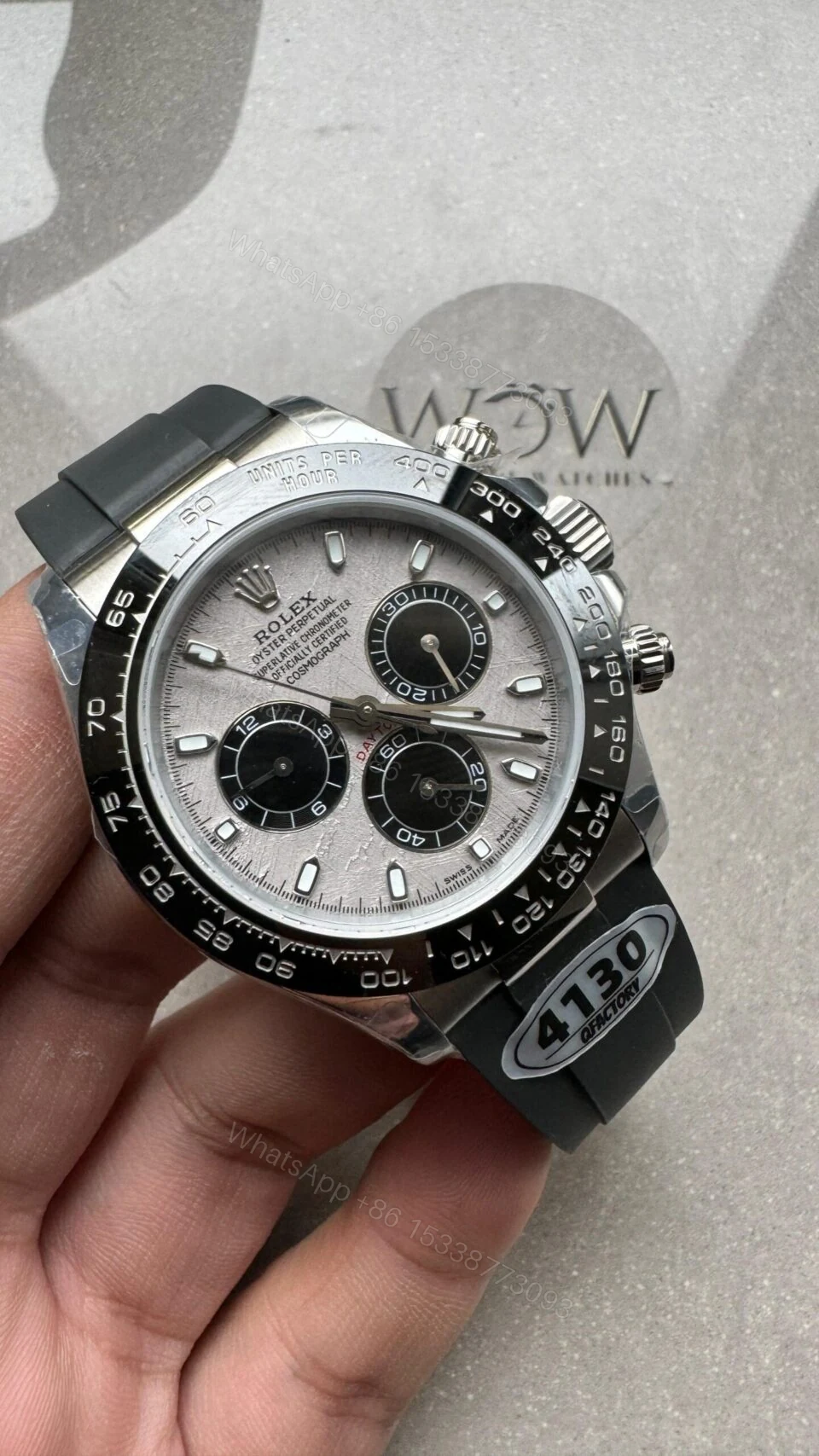 QF factory 1:1 Rolex Daytona 116519 Best Edition Real Meteorite Dial SH4130 V3 — view 1