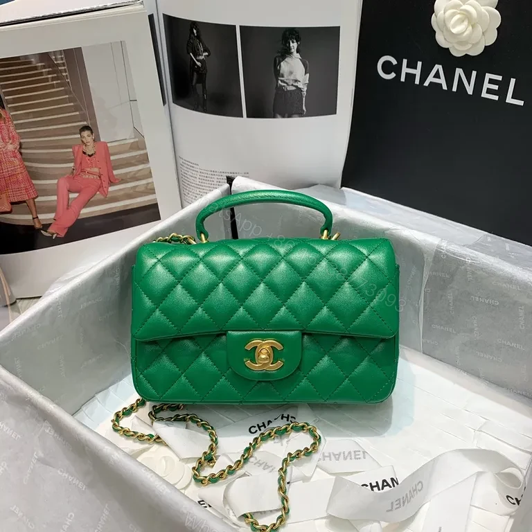 View 4 of Emerald Quilted Crossbody â€“ Gold Hardware, Everyday Luxe
