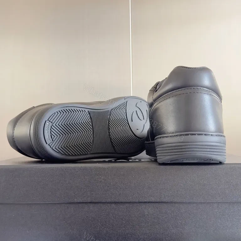 View 2 of Chanel-Inspired Black Leather Sneakers: Discreet Luxury Comfort