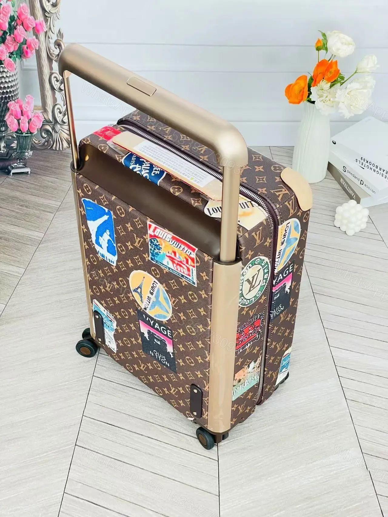 View 2 of Louis Vuitton Horizon 55 suitcase in Monogram Canvas