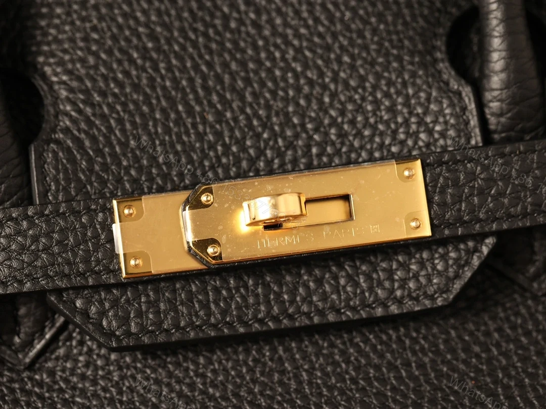 View 16 of 私人定訂製高仿HermesBirkin30黑金系列