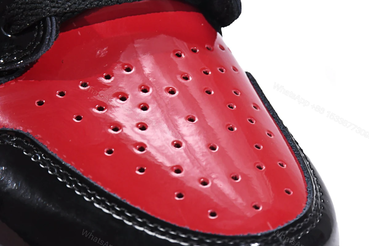 View 6 of Air Jordan 1 High OG Bred Patent 555088-063