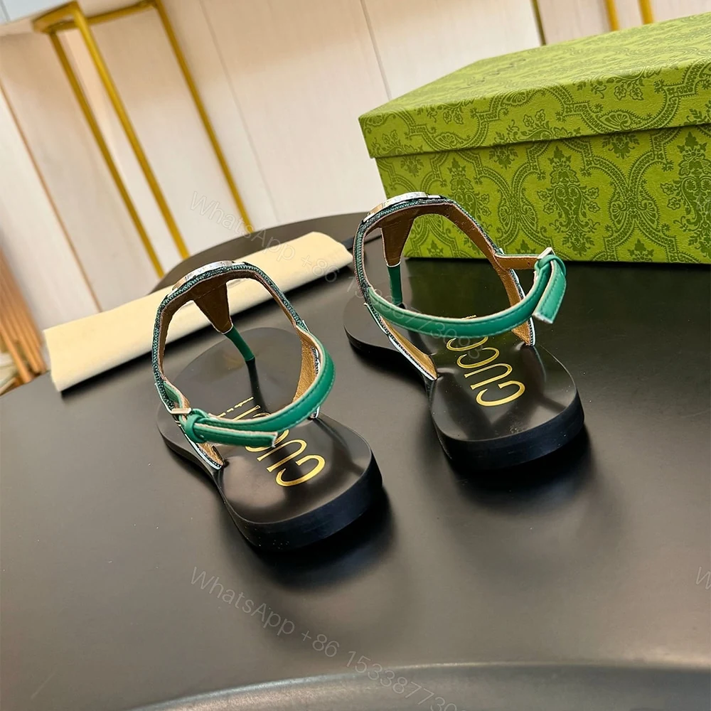 View 8 of GUCCI Women’s Interlocking G Web sandal 384816