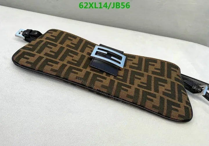View 9 of Fendi AAAA Copy Baguette Brown Fabric Bag JB573628 – Chic and Stylish