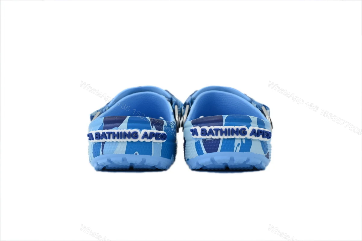 View 6 of BAPE x Crocs Classic Clog 'ABC Camo - blue'