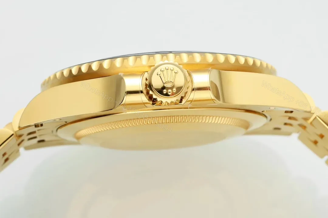 View 6 of EW Factory Clean Factory EWE V5 Gold GMT Black Bezel Watch