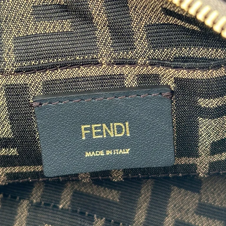 View 6 of Compact Luxury Handbag: FENDI Roma Script Crossbody