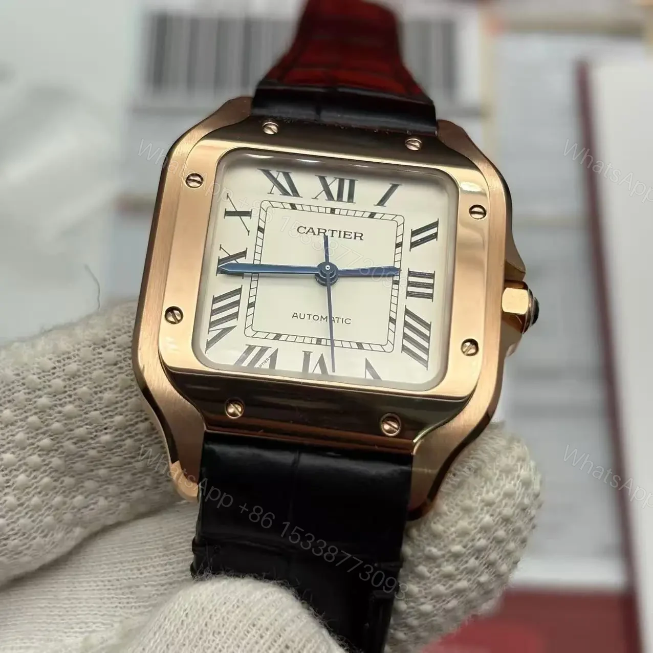 View 6 of Replica Cartier Santos WGSA0012 Watch