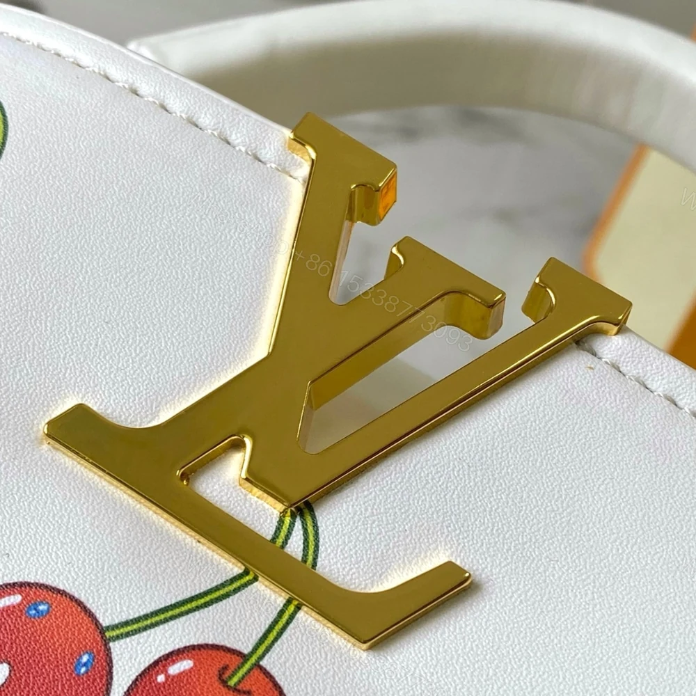 View 7 of Louis Vuitton X Takashi Murakami Capucines Cherry Mini White 21Cm M13251