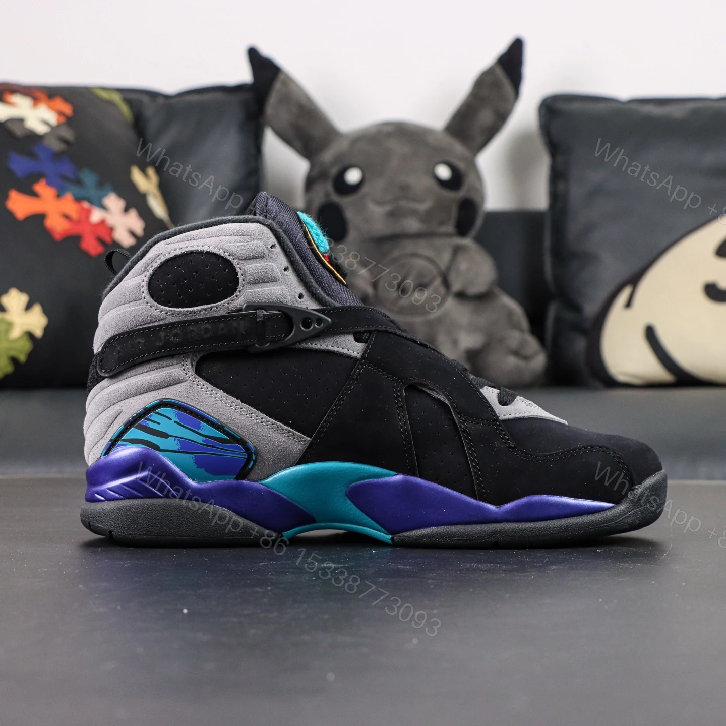 View 2 of Air Jordan 8 Retro “Aqua” 2025 Reps