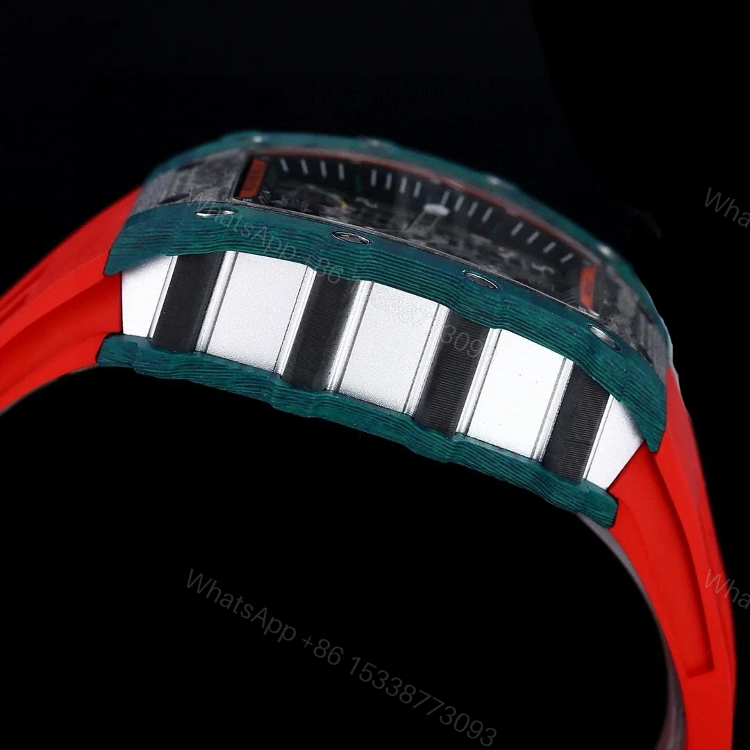 View 7 of Richard Mille RM21-01 Automatic Skeleton Watch 40MM Carbon Blue Fiber Case Premium Edition RM-RM21-01-CARBON-40