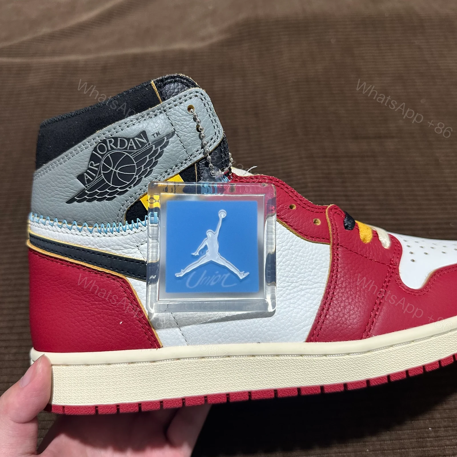 View 2 of Jordan 1 Retro High OG SP Union LA Chicago Shadow