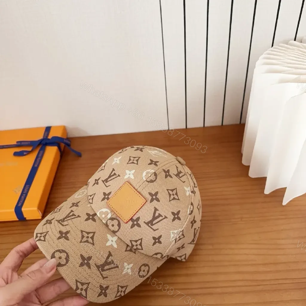 View 2 of Casual Luxe Cotton-Baseball Cap with Monogram Pattern