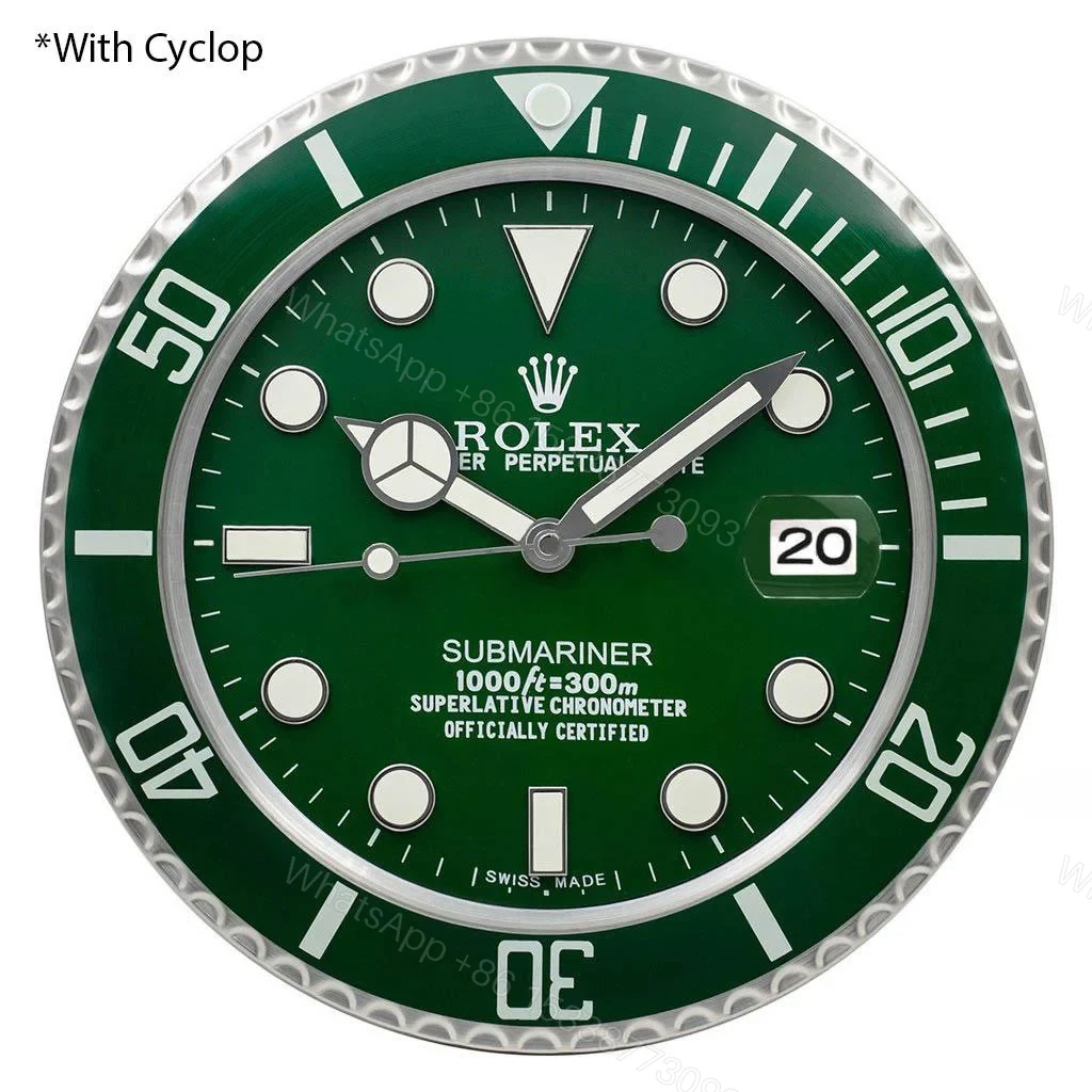 View 2 of ROLEX WALL CLOCK – SUBMARINER ‘HULK‘ EDITION