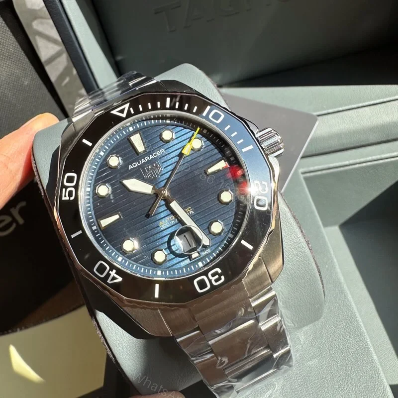 View 7 of TAG Heuer Aquaracer Professional 300 42 Stainless Steel Blue WBP5111.FT6259