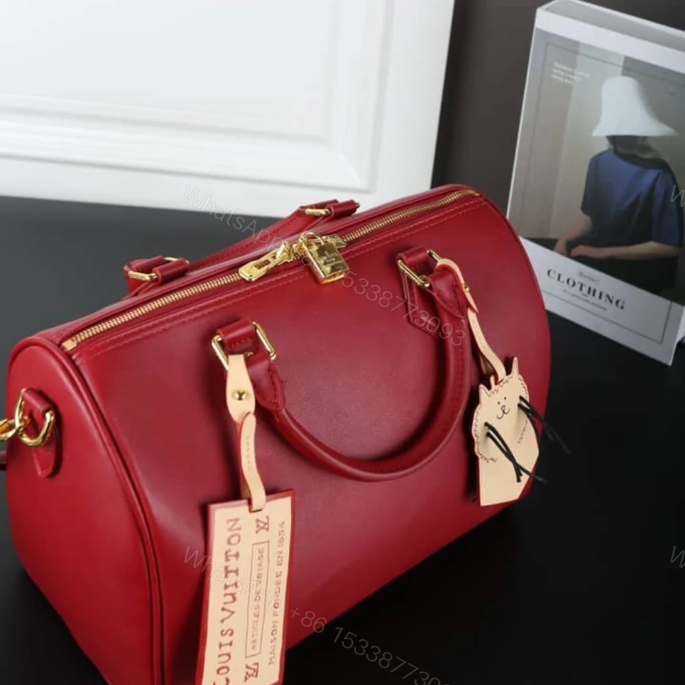 View 6 of Louis Vuitton Speedy Soft 30 Plum 30Cm M25766