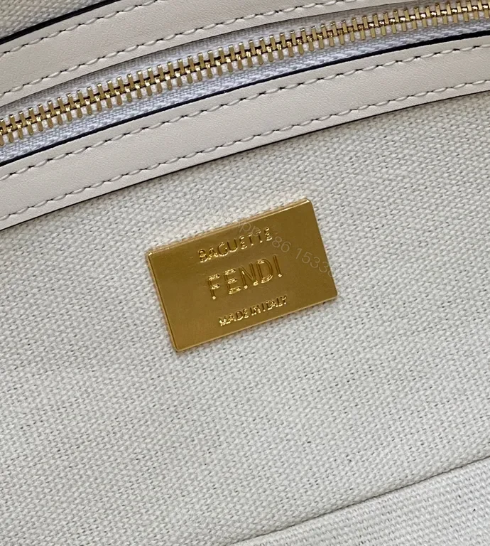 View 2 of Chic Fendi Textured Mini Bag with Gold Hardware