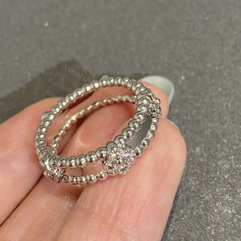 View 5 of 高仿首飾VanCleef&Arpels*RP6MN00鑲鑽萬花筒戒指白金