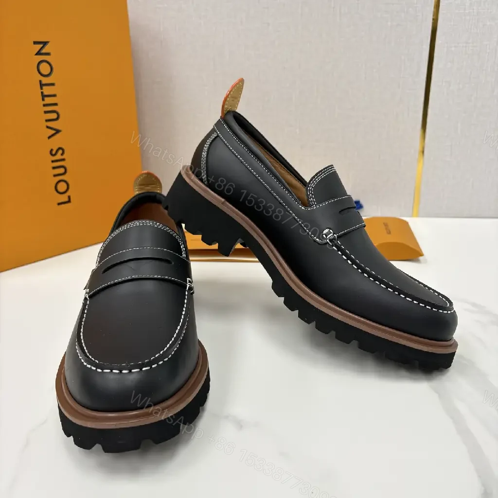 View 5 of Lux-Refined Slip-Ons: Leather, Lugged Sole, Everyday Luxury